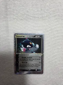 Sneasel ex 103/109 Ruby and Sapphire Holo SWIRL Vintage-Mid Era Pokemon Card - Image 2