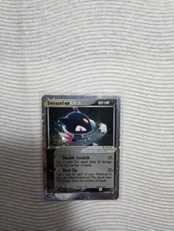 Sneasel ex 103/109 Ruby and Sapphire Holo SWIRL Vintage-Mid Era Pokemon Card - Image 3