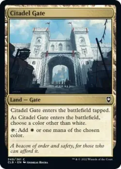 ~ Citadel Gate ~ NM Foil ~ Commander Legends: Battle for Baldur's Gate ~ MTG ~ - Image 1