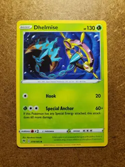 Dhelmise 19/185 Pokemon Card - Vivid Voltage *Pack Fresh* - Image 2