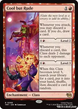 Cool but Rude MTG Teenage Mutant Ninja Turtles Rare NM Pck Fresh - Image 1