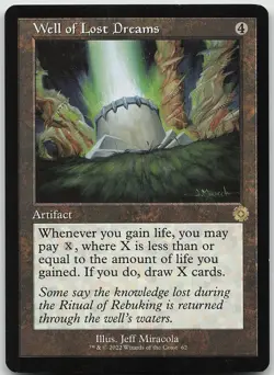 Well of Lost Dreams 62 Rare The Brothers' War: Retro Frame Artifacts NM MTG - Image 1