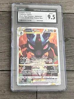 Pokemon SWSH Black Star Promos Lucario VSTAR #SWSH291 CGC 9.5 Crown Zenith Psa - Image 1