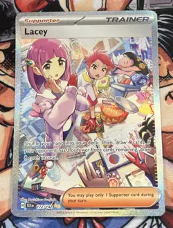 2024 Pokemon Stellar Crown Lacey SIR Lightly Played No.172 - Image 1