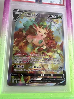 Leafeon V 167/203 PSA 8 Evolving Skies Alternate Full Art Pokemon TCG - Image 4