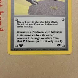 Pokemon: Gym Challenge 1st Edition Uncommon: Viridian City Gym 123/132 - LP - Image 4
