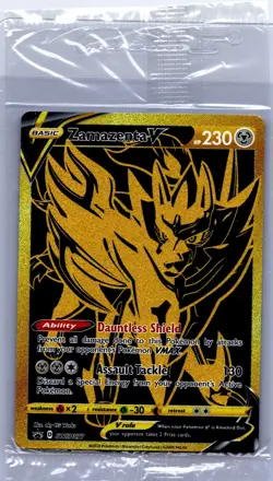 Sealed Zamazenta V SWSH077 Holo Promo Sword & Shield Promo Pokemon Near Mint - Image 1