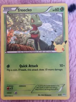 Pokemon tcg Treecko 003/025 Mcdonald's 25th Anniversary Holo - Image 1