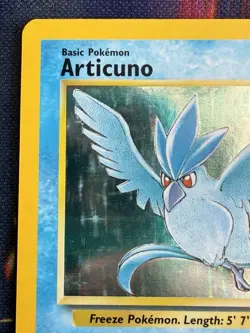 Articuno NM LP Unlimited Fossil Holo Rare 2 Pokemon Vintage WoTC Wizards 1999 - Image 3