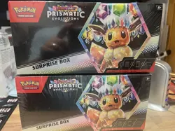 Lot of 2 - Pokemon Prismatic Evolutions Surprise Box New Factory Sealed - Image 1