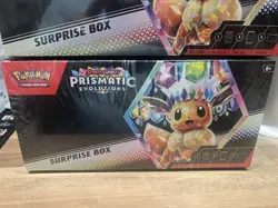 Lot of 2 - Pokemon Prismatic Evolutions Surprise Box New Factory Sealed - Image 3