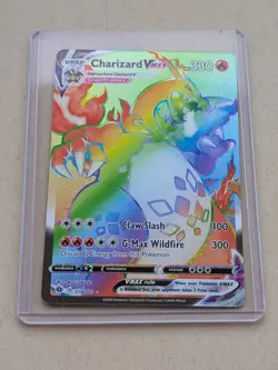 Pokemon TCG Charizard VMAX 074/073 Champions Path Secret Rare Full Art Holo - Image 1
