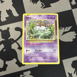 2016 Pokemon TCG XY Evolutions Mew Holo Rare 53/108 - Image 1