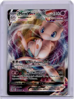 Pokemon Mew VMAX Ultra Rare SWSH08: Fusion Strike 114/264 NM - Image 1