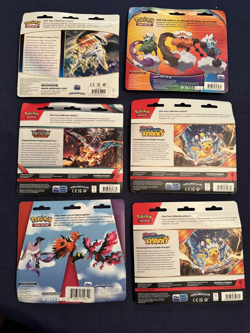 Pokemon TCG Blister Packs- 6 Packs, Fusion Strike, Brilliant Stars, Obsidian - Image 2