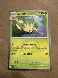Leafeon (Cosmos Holo) 170 Holo Promo Scarlet & Violet Promo Pokemon Near Mint - Image 1