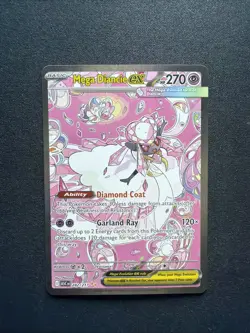 Pack Fresh Pokemon Ascended Heroes Mega Diancie EX SIR 282/217 NM Mint - Image 1