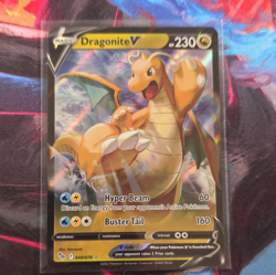 Pokemon Dragonite V 049/078 Pokemon GO Ultra Rare Holo 230 HP English - Image 1