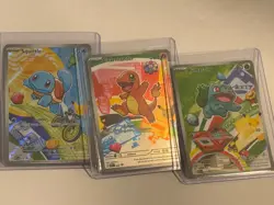 Pokemon First Partner Illustration Set Series 1 Promo Holo Near Mint or Better - Image 1