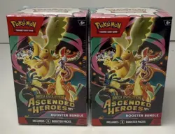 Pokemon TCG Mega Evolution Ascended Heroes Booster Bundles Sealed! Lot Of 2! - Image 1