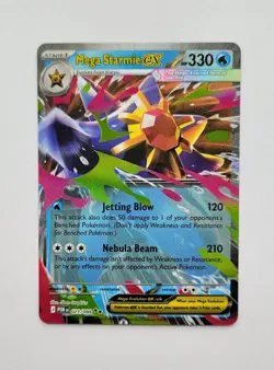 Pokemon Mega Starmie EX Holo 021/088 Mega Evolutions Rare 330 - Image 1