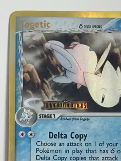 Pokemon TCG Togetic Delta Species 11/101 Dragon Frontiers Reverse Holo Stamp - Image 2