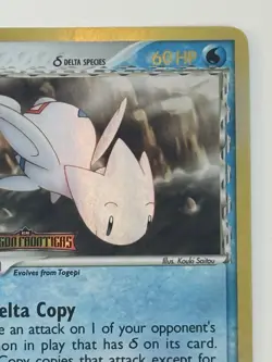 Pokemon TCG Togetic Delta Species 11/101 Dragon Frontiers Reverse Holo Stamp - Image 3