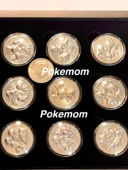 Pokemon 25th Celebration Commemorative Coin Set (9-Piece) NEW/SEALED - Image 4