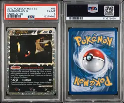 2010 Pokemon Heartgold & Soulsilver Undaunted Umbreon Holo #86 PSA 6 - Image 3
