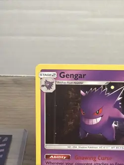 Gengar Holo Rare 130 HP SM-Crimson Invasion 38/111 Pokemon TCG English - Image 3