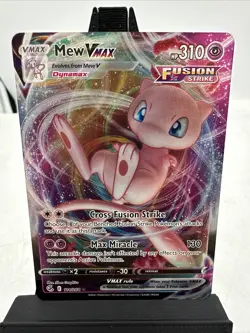 Pokemon TCG Mew VMAX Fusion Strike 114/264 Holo Ultra Rare - Image 1