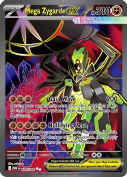 MEGA ZYGARDE EX 104/088 ULTRA RARE PERFECT ORDER POKEMON NEAR MINT - Image 1