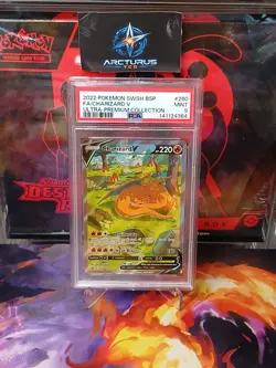 Pokemon TCG - Charizard V SWSH 260 SWSH260 PSA 9 - UPC Promo - Image 1