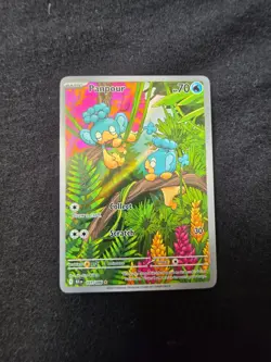 Pokemon TCG English Panpour 101/086 SV Black Bolt Holo Full Art Illustration - Image 1