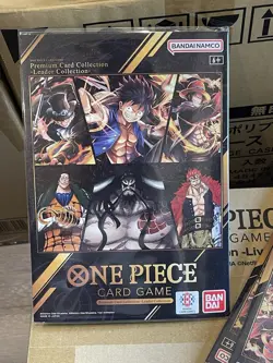 One Piece TCG Game Premium Card Leader Collection English Sealed - Image 1