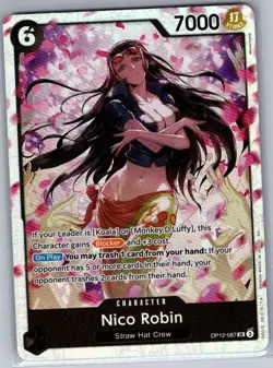 Nico Robin OP12-087 SR Legacy of the Master - One Piece Card - NM - Image 1