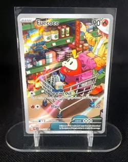 Pokemon TCG Fuecoco Scarlet & Violet - Paldea Evolved 201/193 Holo Illustration - Image 1