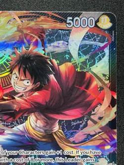 CARD ONE PIECE TCG - Monkey D Luffy ST14 001 Leader Alt art NEAR MINT English - Image 3