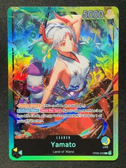 One Piece Card TCG - Yamato (OP06-022) Leader NEAR MINT English - Image 1
