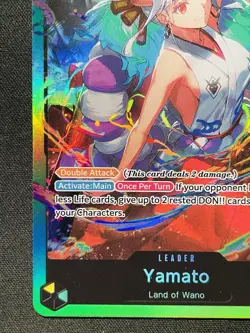 One Piece Card TCG - Yamato (OP06-022) Leader NEAR MINT English - Image 5