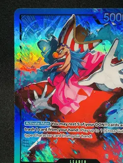 One Piece Card TCG - Buggy (OP09-042) Leader NEAR MINT English - Image 2