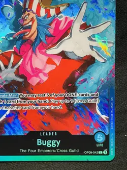 One Piece Card TCG - Buggy (OP09-042) Leader NEAR MINT English - Image 4