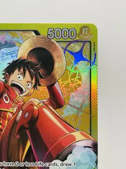 CARD ONE PIECE TCG - Monkey D Luffy Leader Alt Art Mint English Egghead - Image 3