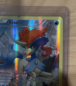 Pokemon 2016 XY Promos #XY118 Keldeo Full Art Holo Black Star Promo - Image 2