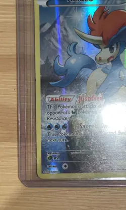 Pokemon 2016 XY Promos #XY118 Keldeo Full Art Holo Black Star Promo - Image 4