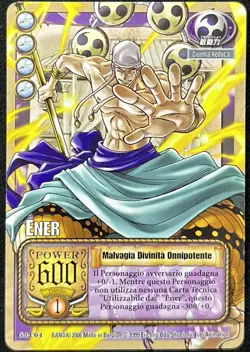 ONE PIECE TCG PROMO ENER MALVAGIA DIVINITA ONNIPOTENTE G3-C04 ITA NM - Image 1