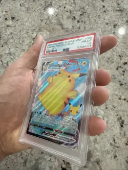 2021 POKEMON CELEBRATIONS #009 SURFING PIKACHU VMAX PSA 8 - Image 4