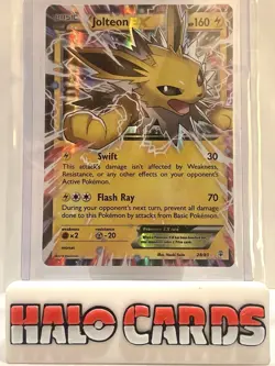 PACK FRESH Jolteon EX 28/83 Ultra Rare Holo Pokemon Generations TCG 2016 Y15 - Image 1