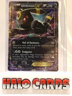 PACK FRESH Pokemon TCG Umbreon-EX Fates Collide 55/124 Holo H - Image 1