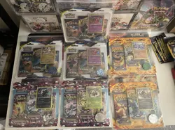2014 Pokemon XY Flashfire, Phantom Forces, Team UP - 3 Pack Set | For Bywhatshot - Image 1